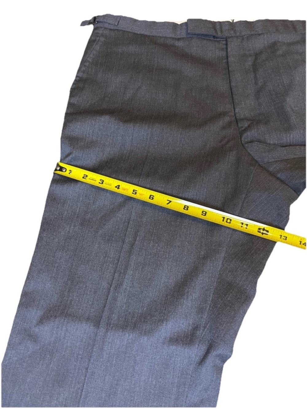 Ralph Lauren Purple Label Men’s Gray Wool Dress Trousers Hand Tailored 39x30 - Picture 6 of 14